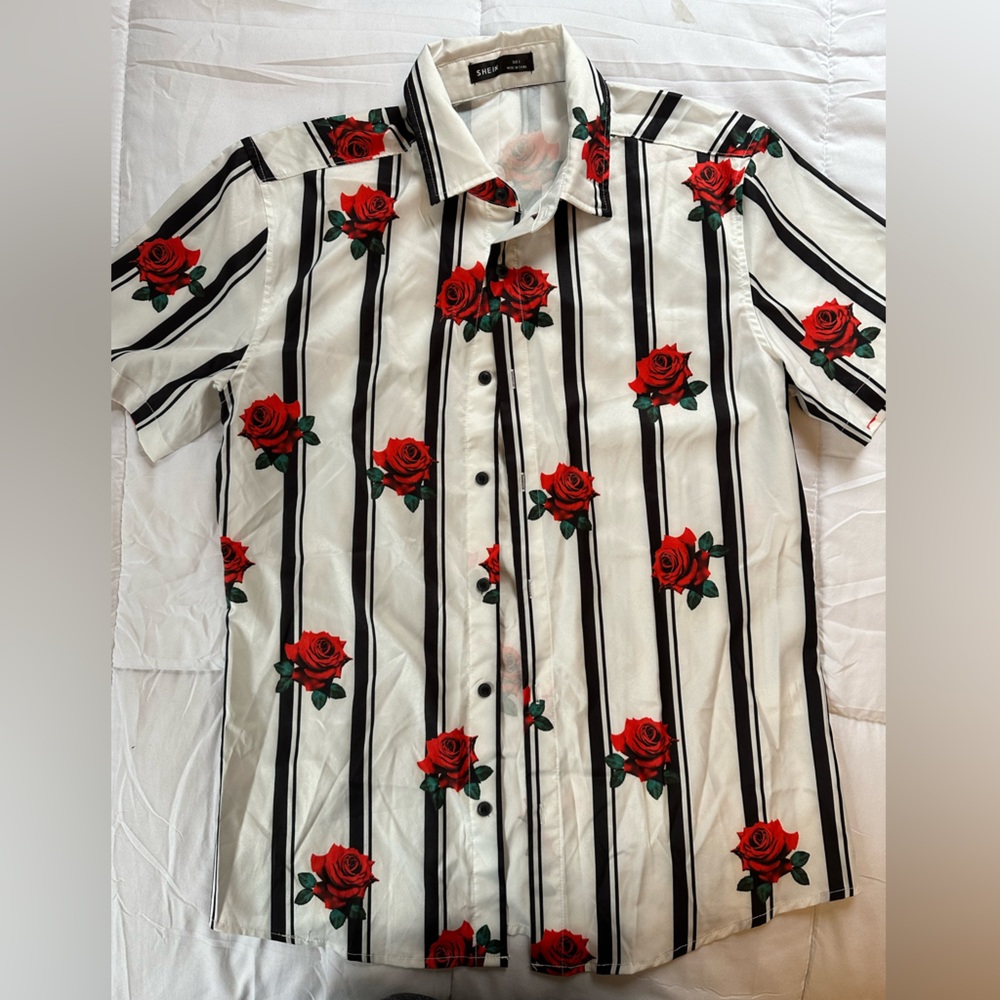 Floral Button Up